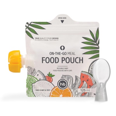 Набор пакетов для хранения питания с ложкой 3 шт Happy Baby 15051